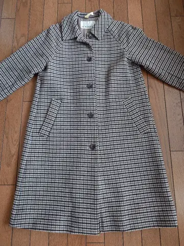 새상품급 내추럴 뷰티 베이직 울 혼방 코트