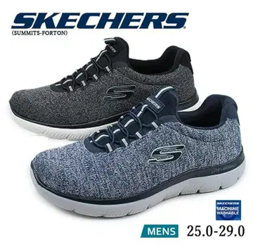 [ 미사용 새상품 ] 스케쳐스 52813W 와이드 핏 네이비