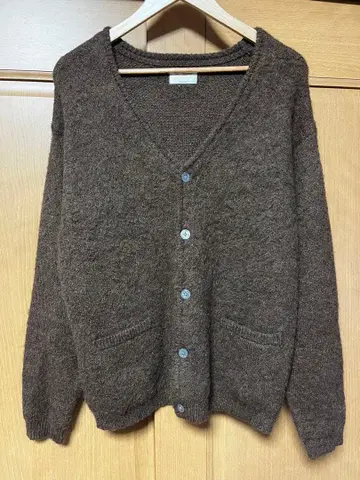 Bathers 브라운 V넥 가디건 M