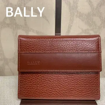 발리 BALLY 브라운 3단 폴더형 지갑 가죽 로고 이탈리아제 R