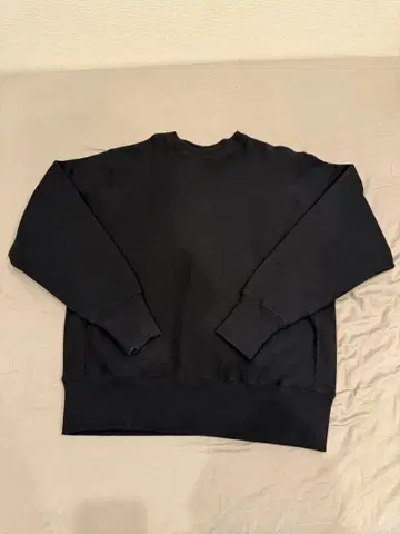 CAMBER 크로스 니트 크루넥 맨투맨 블랙 BLACK