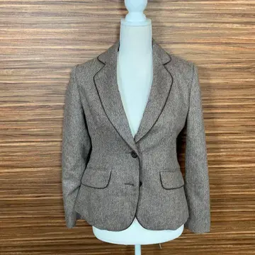 나나이 바이 준코 시마다 자켓 아우터 M 사이즈 브라운