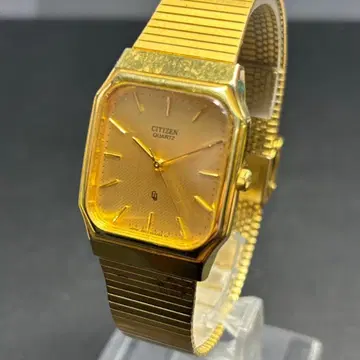 [ CITIZEN ] QUARTZ 골드 스퀘어형 시계