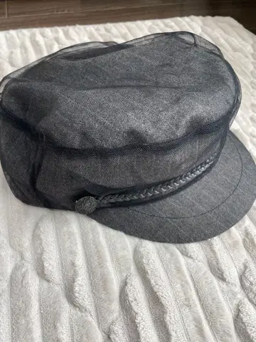 CA4LA 튤 부착 헌팅 캡