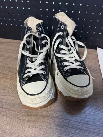 ALL STAR 블랙 하이컷 스니커즈