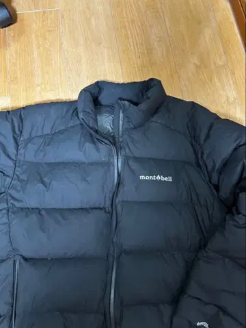 mont-bell 블랙 다운 자켓