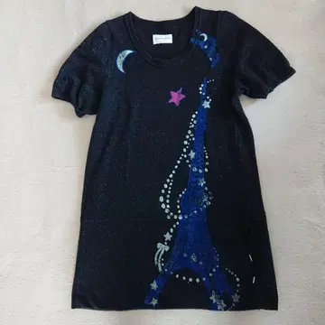 TSUMORI CHISATO 에펠탑 프린트 튜닉