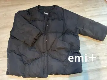 emmi + 블랙 다운 자켓 L