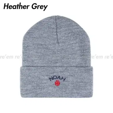 NOAH grey knit 비니 니트 모자