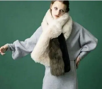 새상품 오즈모시스 볼륨 퍼 티펫트 퍼 스톨