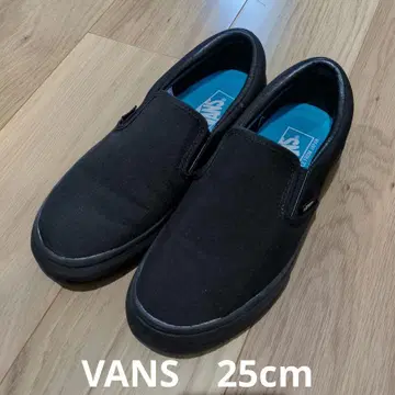 VANS 슬립온 블랙 25cm