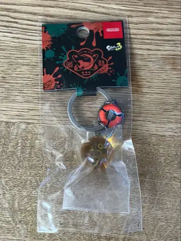 금 연어알 SALMON RUN Splatoon3 키링 스프라툰