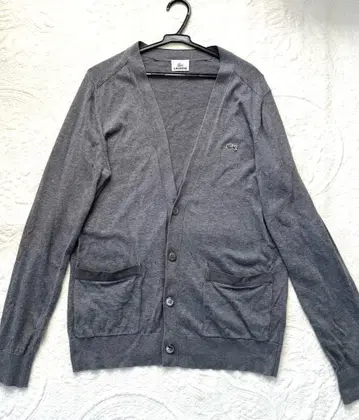 라코스테 가디건 그레이