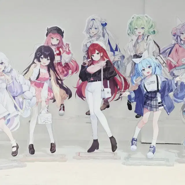 스텔라이브 봄빛데이트 아크릴 스탠드 일괄로 팝니다