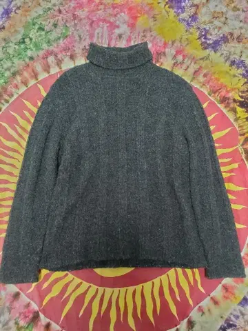 캘빈 클라인 그레이 터틀넥 스웨터 L