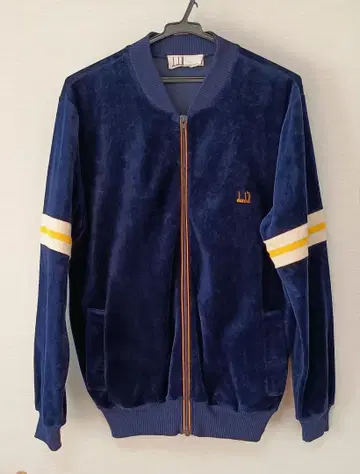 던힐 자켓 벨로아 사이즈 L 네이비 스위스산