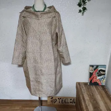 기모노 리메이크, 오시마 명주로, 넉넉한 터틀 원피스