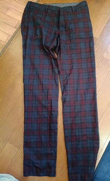 유니클로 UNIQLO HEATTECH 체크 무늬 슬랙스