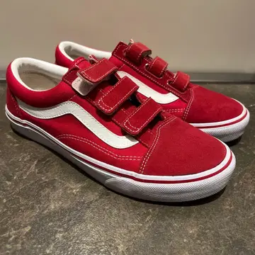 반스(VANS) 스니커즈 빨간색