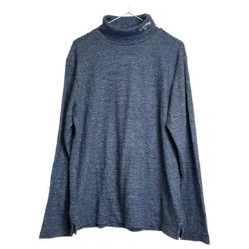 캘러웨이 네이비 보더 터틀넥 긴팔 티셔츠