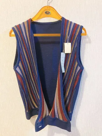 여성 상의 니트 베스트 미사용 새상품 일본제 여성복 미세스 M 사이즈