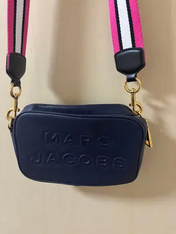 마크 제이콥스 네이비 숄더백