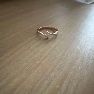 핑크 골드 반지