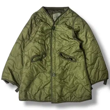 실물 미군 퀼팅 라이너 나이트 디저트 후드티용 라이너 M