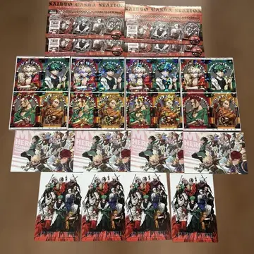 히로아카 최강 점프 부록 홀로 스티커 엽서 4세트