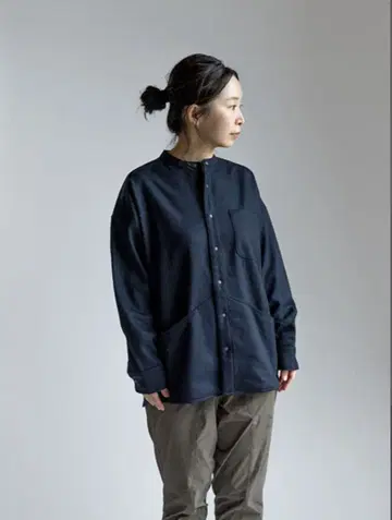 atelierBluebottle 아틀리에 블루 보틀 네오 울 셔츠