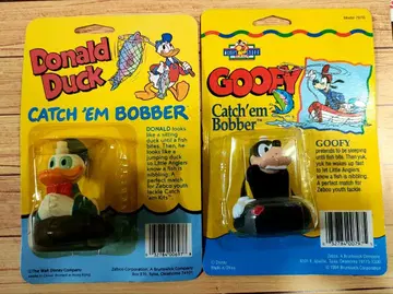 디즈니 낚시 찌 도널드 덕과 구피 1994