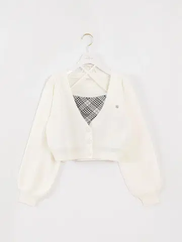 evelyn 크로스 캐미 가디건 세트 F