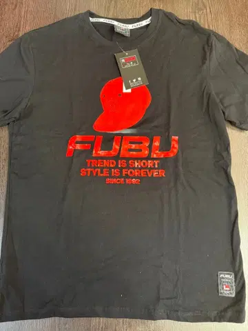 FUBU 블랙 T셔츠 L사이즈 택 포함 새상품