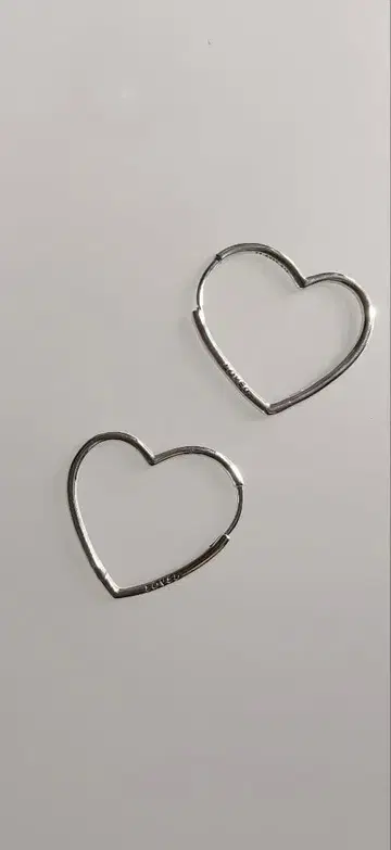 미사용 새상품 | pandora 판도라 귀찌 귀걸이 실버 하트