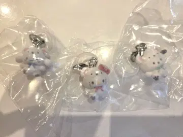 산리오 메지루시 액세서리 복슬복슬 스노우 3개 키티 시나모롤 포차코