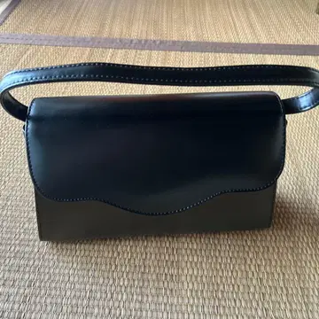 블랙 가죽 포멀 백