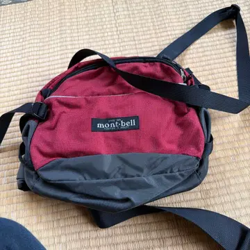 mont-bell 아웃도어 파우치 빨간색 블랙