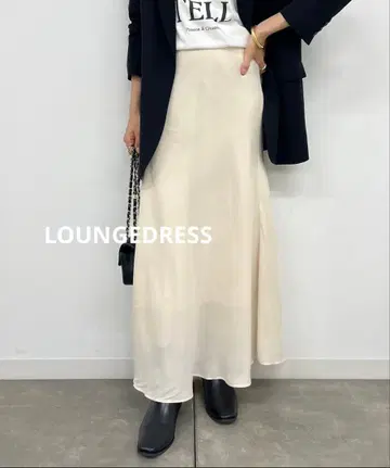 새상품급 Loungedress 라운지 드레스 큐프라 바이어스 스커트