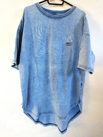산타 모니카 패스타임 라이트 블루 티셔츠