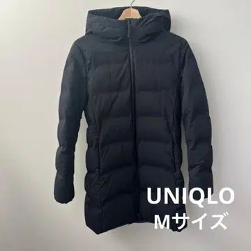 UNIQLO 심리스 다운 숏코트 블랙 M 사이즈