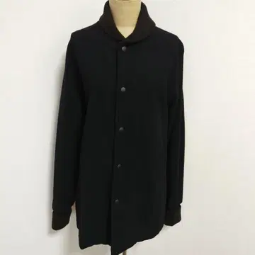 V-CASTLE 울 소재 롤 칼라 점퍼