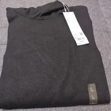 UNIQLO U 브러쉬드 저지 풀 후드티 L 사이즈 다크 그레이