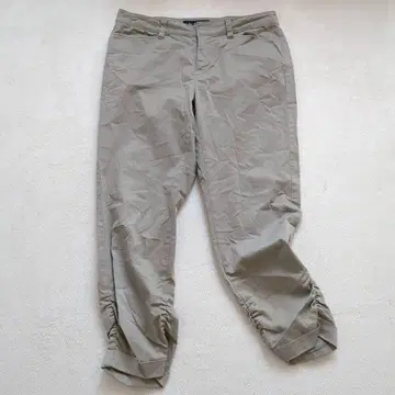 인디비 크롭 팬츠 7부 기장 고급 오피스 캐주얼 38