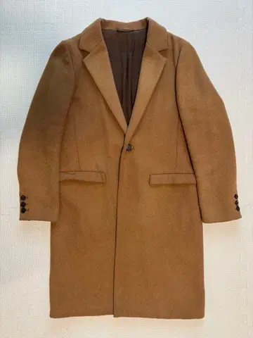 [ And A ] 울 브라운 체스터 코트