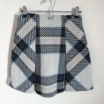 SNIDEL 로빙 체크 미니 스커트