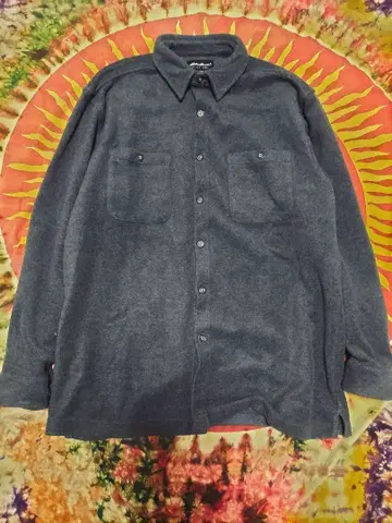 Eddie Bauer 플리스 셔츠 M 사이즈 그레이