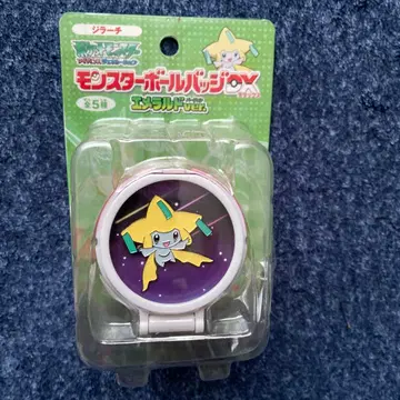 몬스터볼 배지 DX 에메랄드 지라치 레어 한정판