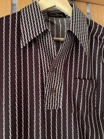 쇼와 레트로 풀오버 셔츠