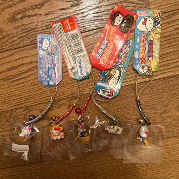 헬로키티 스트랩 5개 세트