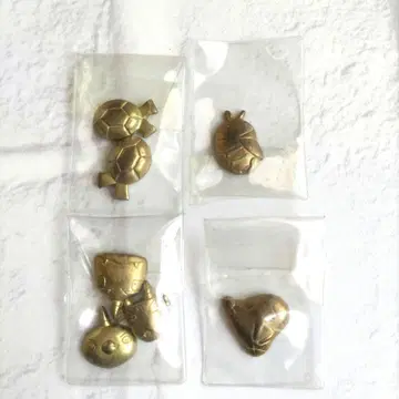 [레어] 오자루마루 덴보 빈쨩 코오니 카메 토메 금속제 4개 세트